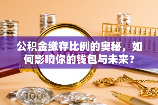 埔里公积金缴存比例的奥秘，如何影响你的钱包与未来？