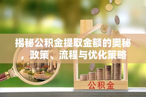 埔里揭秘公积金提取金额的奥秘，政策、流程与优化策略