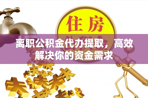 埔里离职公积金代办提取，高效解决你的资金需求