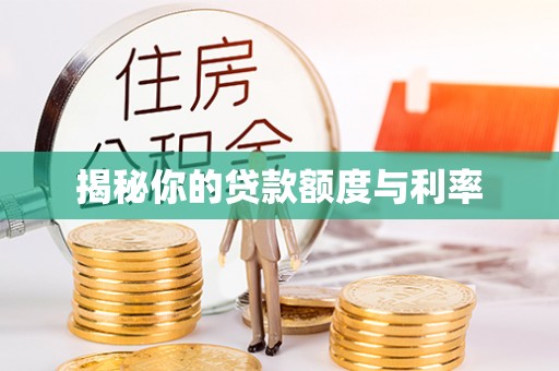 埔里揭秘你的贷款额度与利率