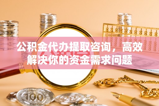 埔里公积金代办提取咨询，高效解决你的资金需求问题
