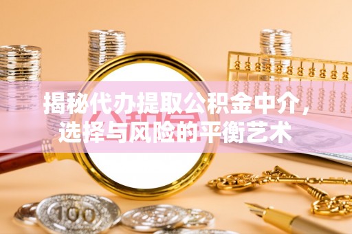 埔里揭秘代办提取公积金中介，选择与风险的平衡艺术