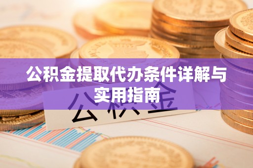 埔里公积金提取代办条件详解与实用指南