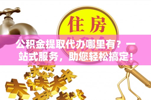 埔里公积金提取代办哪里有？一站式服务，助您轻松搞定！