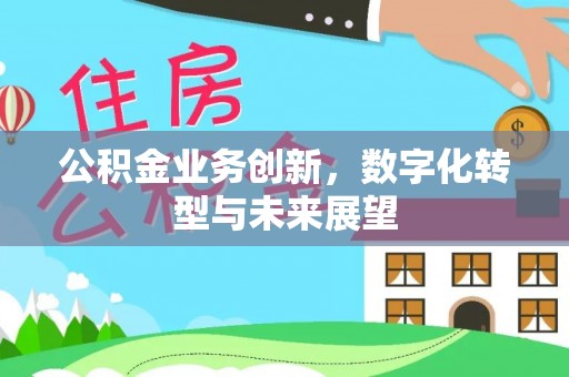埔里公积金业务创新，数字化转型与未来展望