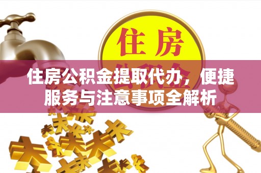 埔里住房公积金提取代办，便捷服务与注意事项全解析