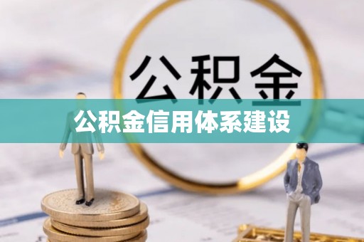 埔里公积金信用体系建设
