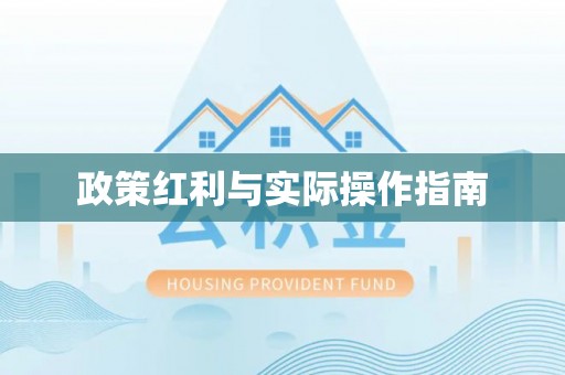 埔里政策红利与实际操作指南