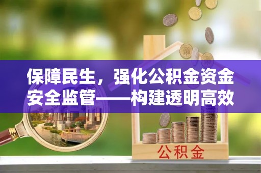 埔里保障民生，强化公积金资金安全监管——构建透明高效的管理体系
