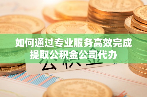 埔里如何通过专业服务高效完成提取公积金公司代办