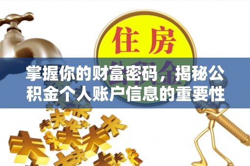 埔里掌握你的财富密码，揭秘公积金个人账户信息的重要性